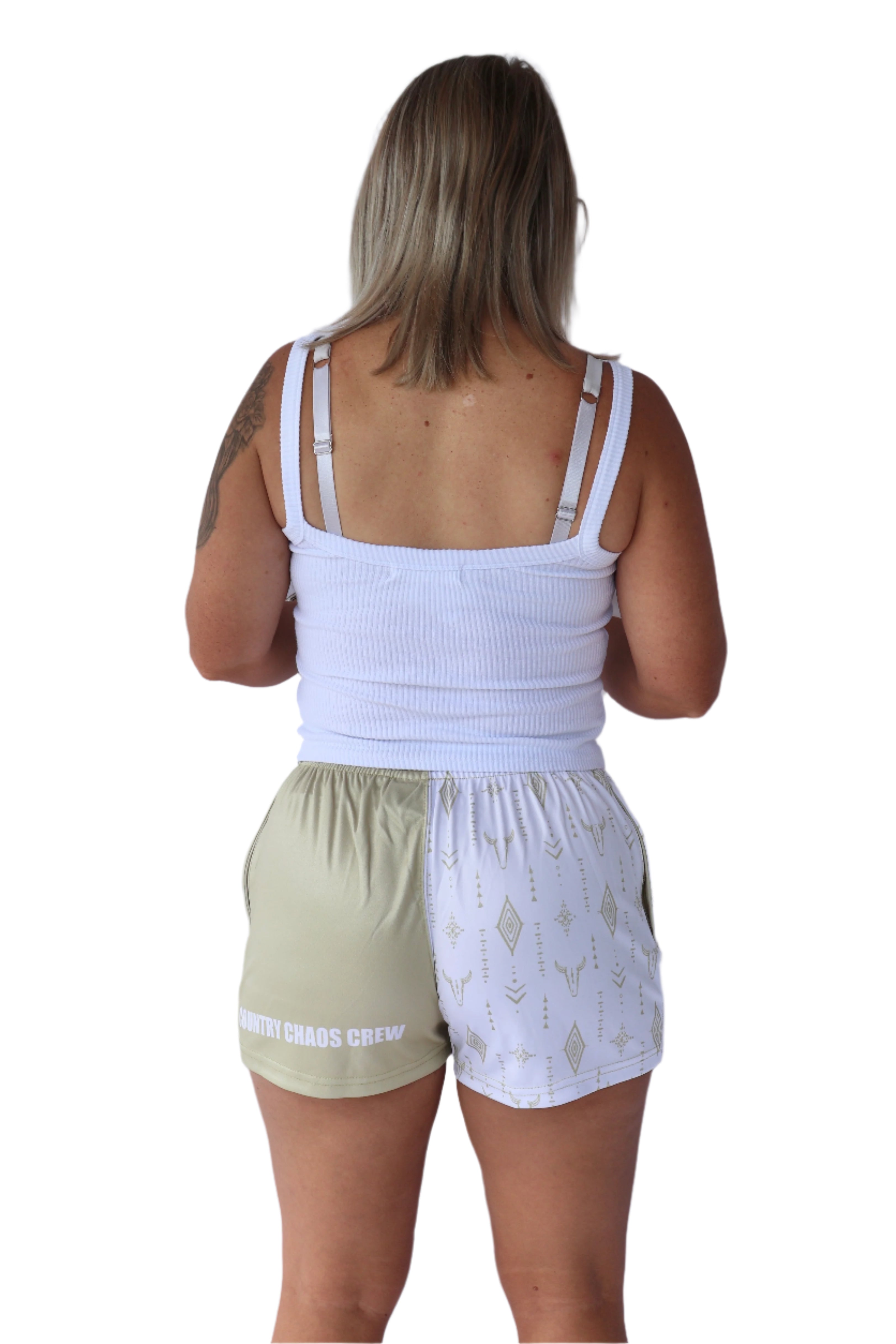 Outback Charm Pocket Footy Shorts - Adults