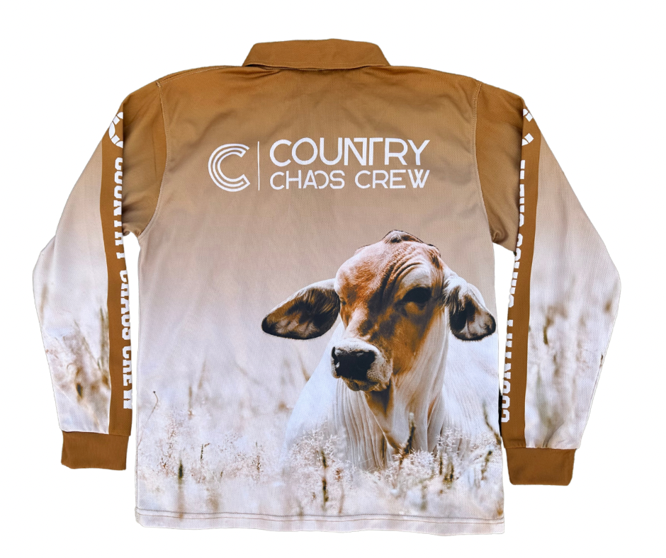 Brahman Cow Fishing / Adventure Shirts - Adults