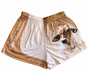 Cow Pocket Footy Shorts - Kids