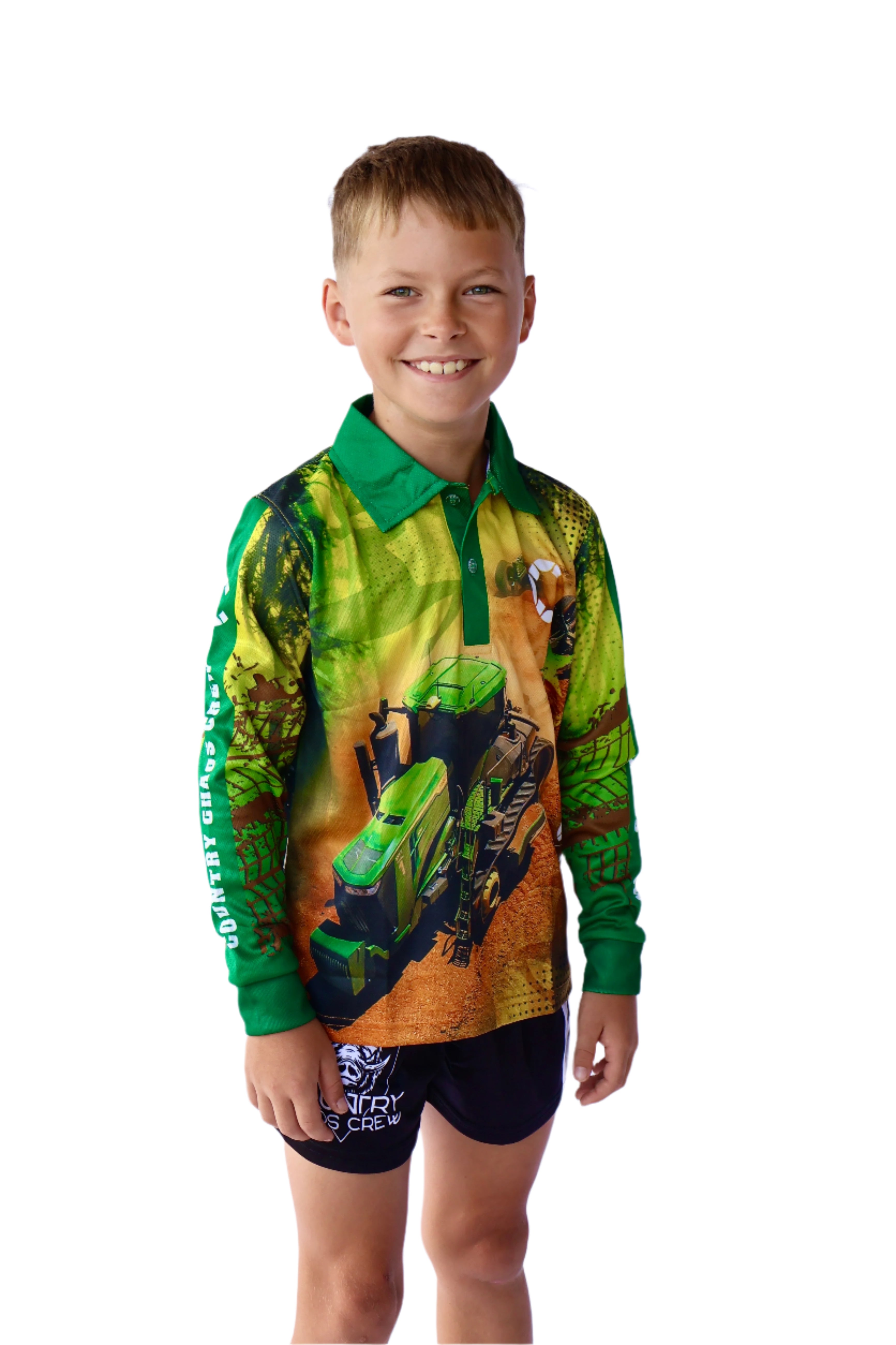 NEW Team Green Adventure / Fishing Shirt - KIDS