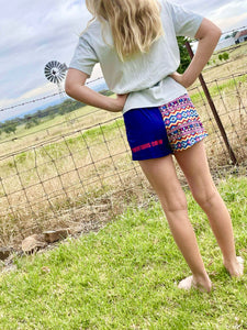 Aztec Pocket footy Shorts - Kids