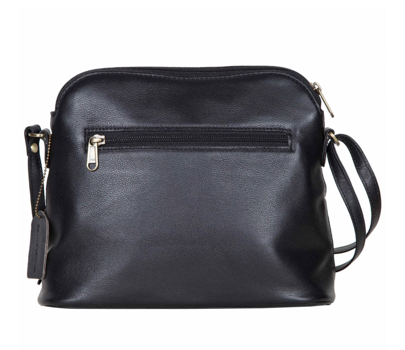 Finland Genuine Leather and Cow Hide Handbag - Black 2