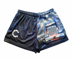 Thunder Rolls Pocket Footy Shorts Adults