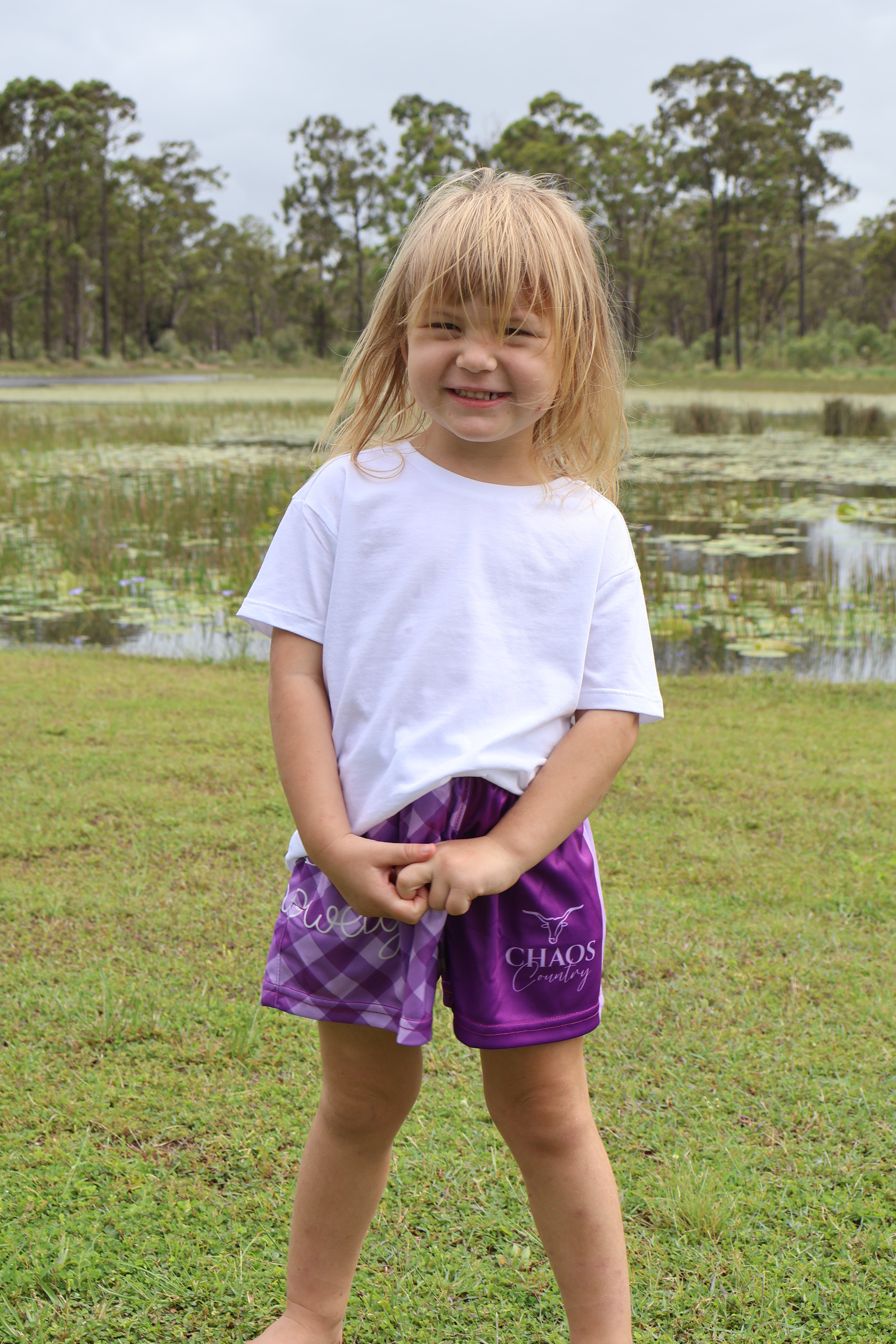 Howdy Pocket Footy Shorts - Kids – Chaos Country